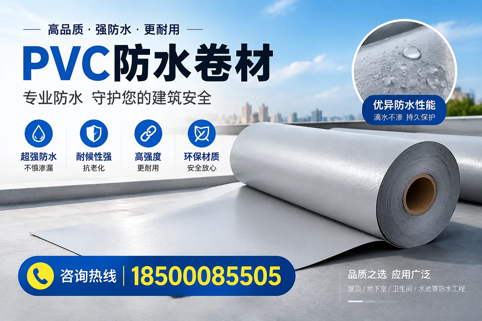 雅安地区pvc防水卷材的市场现状与发展趋势